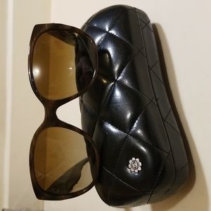 CHANEL Brown Sunglasses